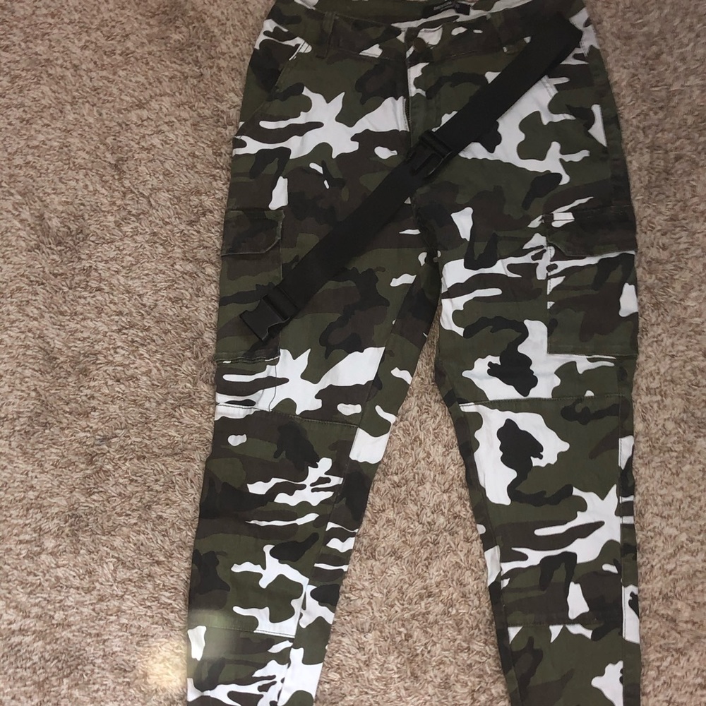 Camo cargo pants